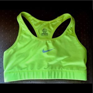 Nike Dri-Fit Yellow Sports Bra